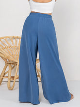 Load image into Gallery viewer, Tied Slit Wide Leg Pants