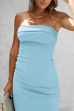 Load image into Gallery viewer, Slit Tube Midi Dress