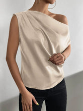 Load image into Gallery viewer, Ruched Single Shoulder Blouse