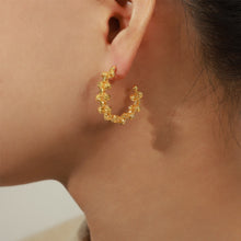 Load image into Gallery viewer, Titanium Steel C-Hoop Earrings