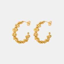 Load image into Gallery viewer, Titanium Steel C-Hoop Earrings