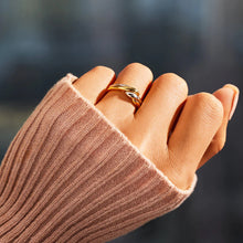 Load image into Gallery viewer, 925 Sterling Silver Twisted Open Ring