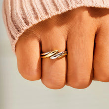 Load image into Gallery viewer, 925 Sterling Silver Twisted Open Ring