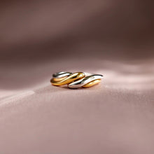 Load image into Gallery viewer, 925 Sterling Silver Twisted Open Ring