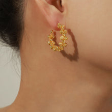 Load image into Gallery viewer, Titanium Steel C-Hoop Earrings
