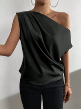 Load image into Gallery viewer, Ruched Single Shoulder Blouse