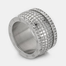 Load image into Gallery viewer, Inlaid Rhinestone Stainless Steel Ring
