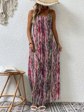 Load image into Gallery viewer, Full Size Printed Scoop Neck Maxi Cami Dress
