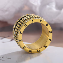 Load image into Gallery viewer, Inlaid Rhinestone Stainless Steel Ring
