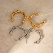 Load image into Gallery viewer, Stainless Steel C-Hoop Earrings
