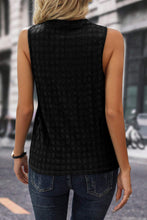 Load image into Gallery viewer, Solid Notched Sleeveless Blouse
