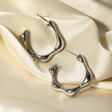 Load image into Gallery viewer, Stainless Steel C-Hoop Earrings
