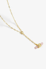 Load image into Gallery viewer, Gold-Plated Bar Pendant OT Chain Necklace
