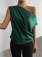 Load image into Gallery viewer, Ruched Single Shoulder Blouse
