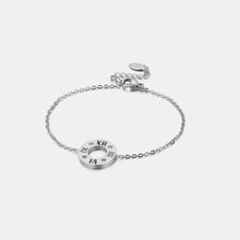 Load image into Gallery viewer, Stainless Steel Pierced Rhinestone Bracelet
