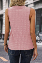 Load image into Gallery viewer, Solid Notched Sleeveless Blouse
