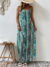 Load image into Gallery viewer, Full Size Printed Scoop Neck Maxi Cami Dress
